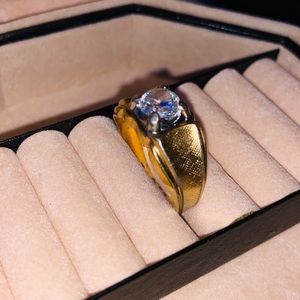 Lind Vintage Ring, Men's Ring, 14 KT HGE
